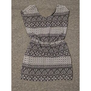City‎ Triangles Dress Geometric Print Sleeveless Casual Dress Size M